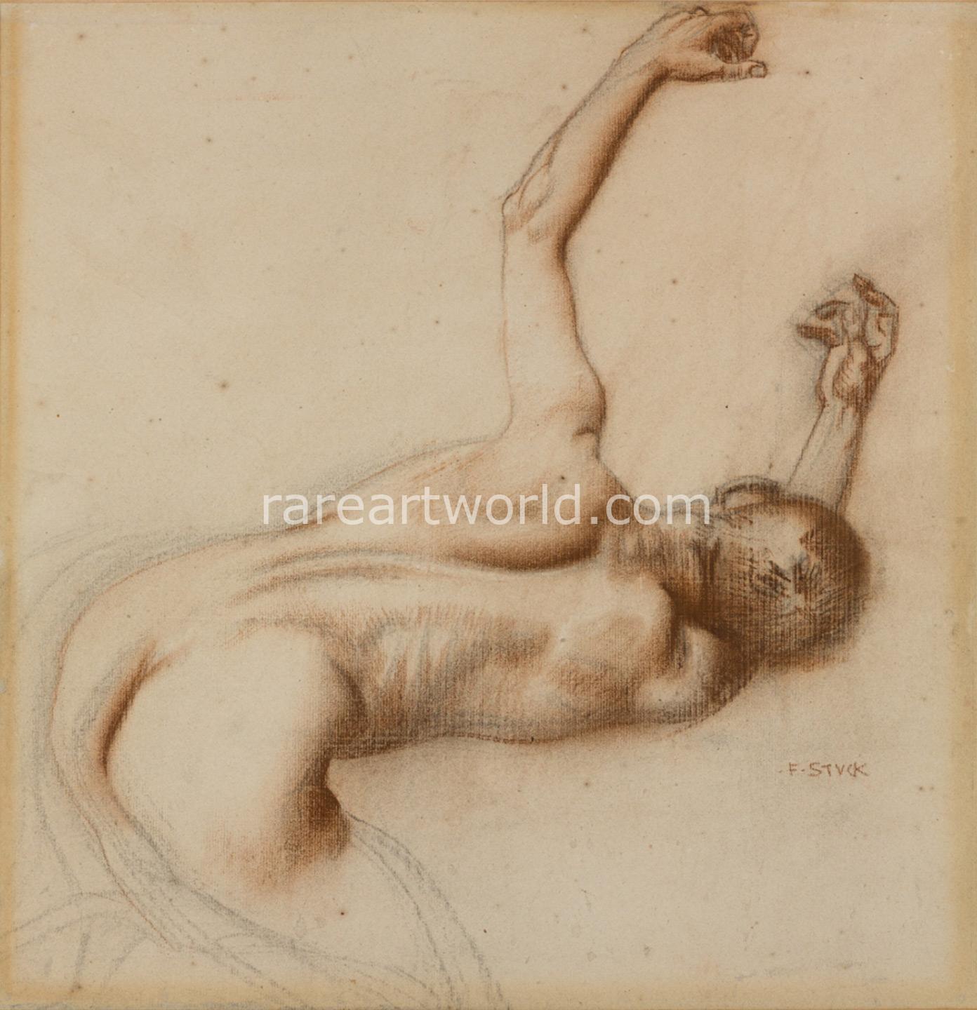 Battle on the Centaurs by Franz von Stuck Battle on the Centaurs by Franz von Stuck