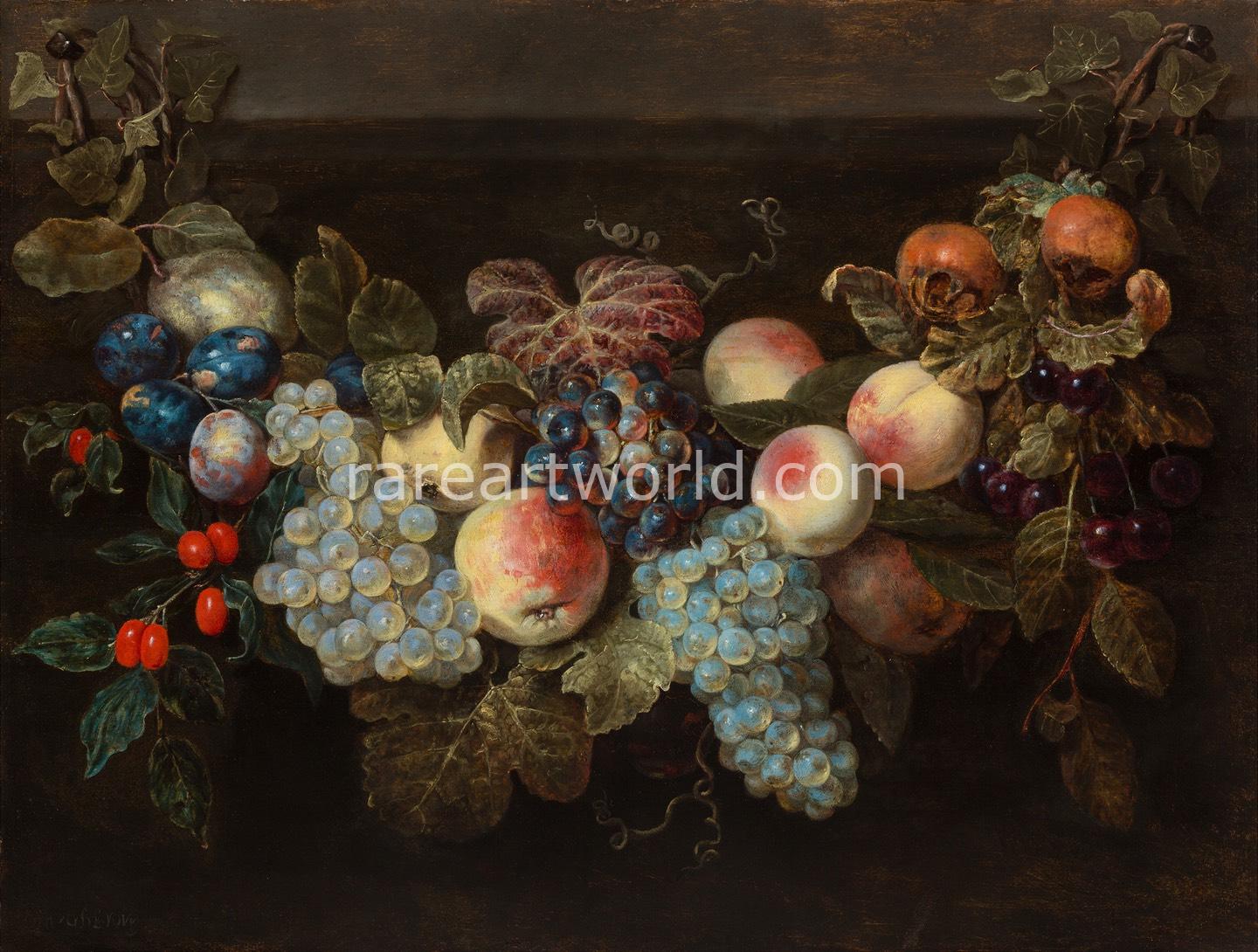 Garland of fruit by Willem Gabron Garland of fruit, Willem Gabron