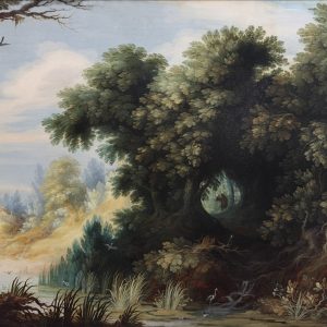 Landscape with a hunting scene, Alexander Keirincx