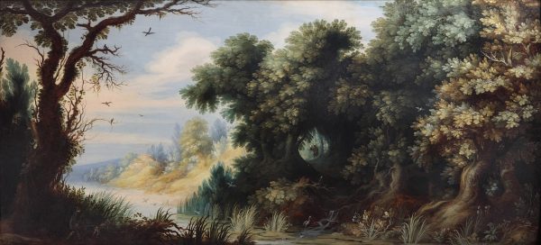 Landscape with a hunting scene, Alexander Keirincx