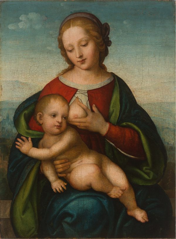 Madonna Lactans, Raphael Santi Workshop