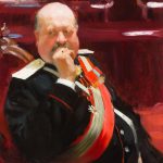 Portrait of Count Alexei Pavlovich Ignatiev by Boris Kustodiev