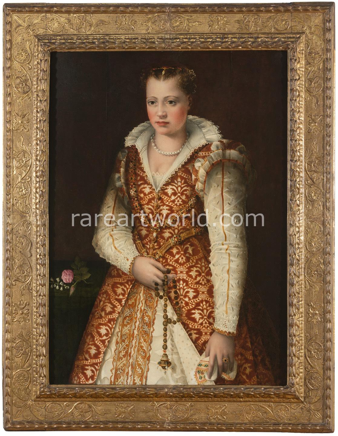 Portrait of a Lady by Alessandro Allori Portrait of a Lady by Alessandro Allori