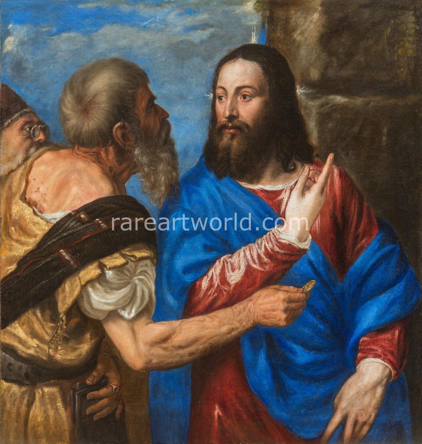 The Tribute Money by Titian Vecellio The Tribute Money by Titian Vecellio